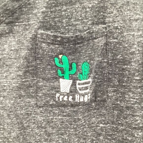 EUC Ladies Torrid Free Hugs Cactus Pocket Tee‎ - Picture 3 of 8